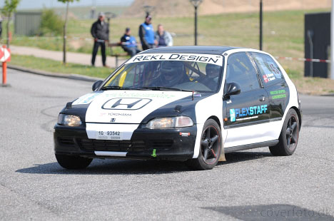 Glimt fra Rallysprint på Regnbueringen
(Foto: Jimmy Lerche (Coverfoto.dk))